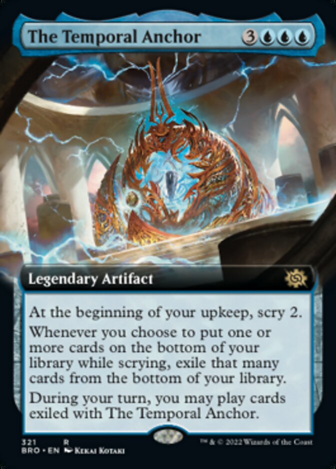 The Temporal Anchor (Extended Art) [The Brothers' War] Magic: The Gathering