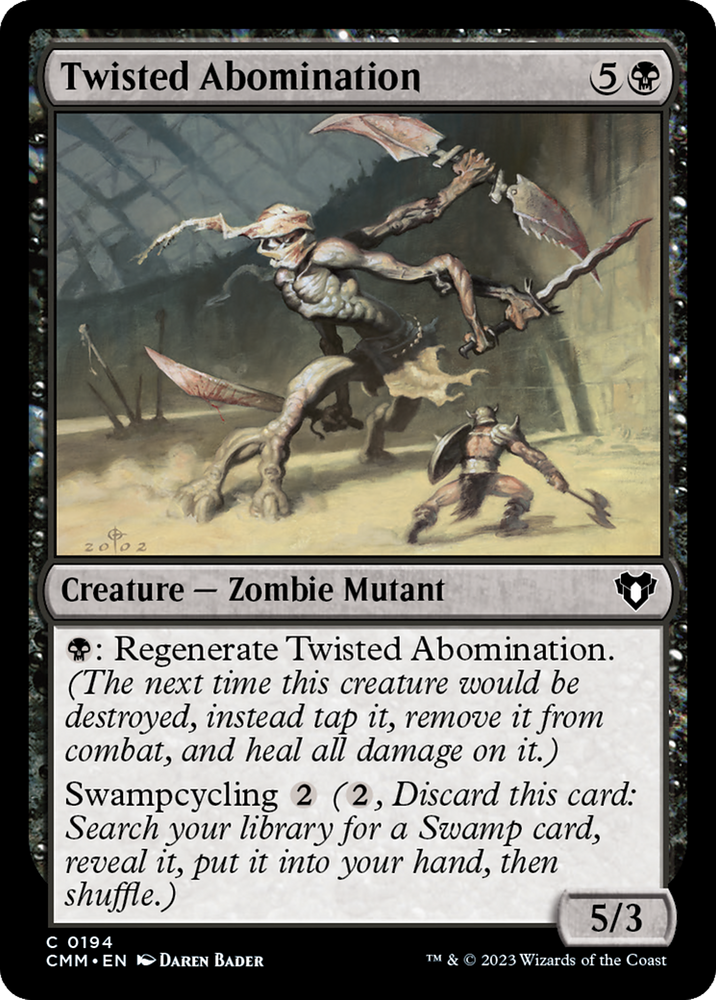 Twisted Abomination [Commander Masters] Magic: The Gathering
