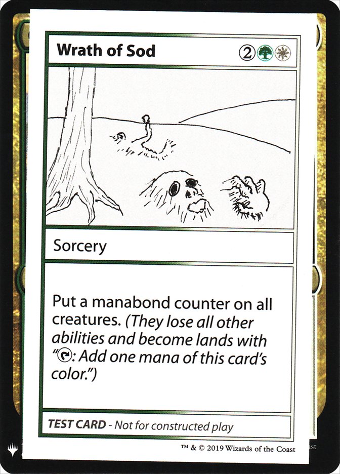 Wrath of Sod [Mystery Booster Playtest Cards] Magic: The Gathering