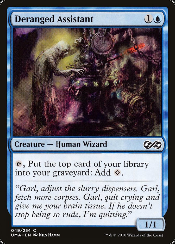Deranged Assistant [Ultimate Masters] Magic: The Gathering