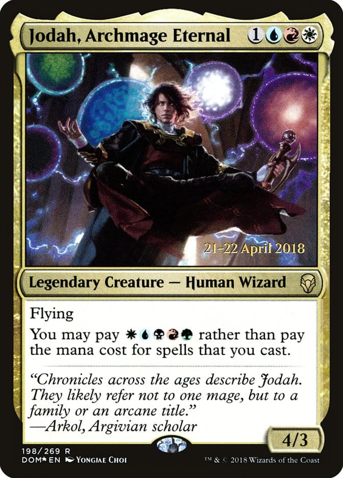 Jodah, Archmage Eternal [Dominaria Prerelease Promos] Magic: The Gathering
