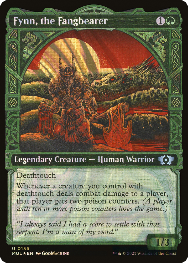 Fynn, the Fangbearer (Halo Foil) [Multiverse Legends] Magic: The Gathering