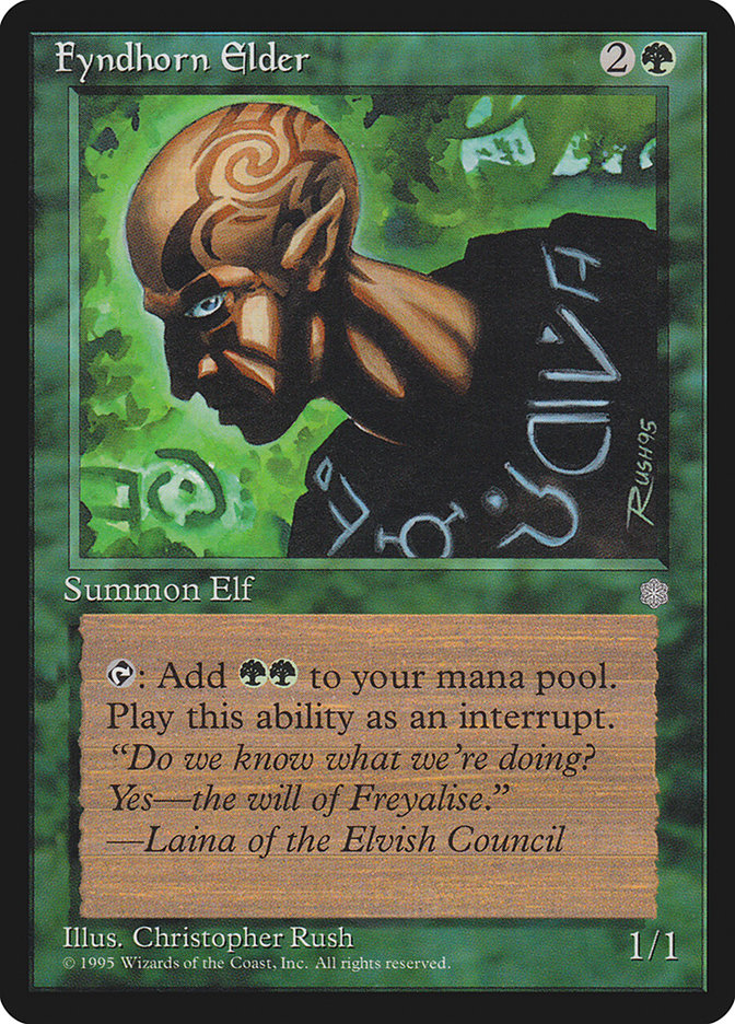 Fyndhorn Elder [Ice Age] Magic: The Gathering