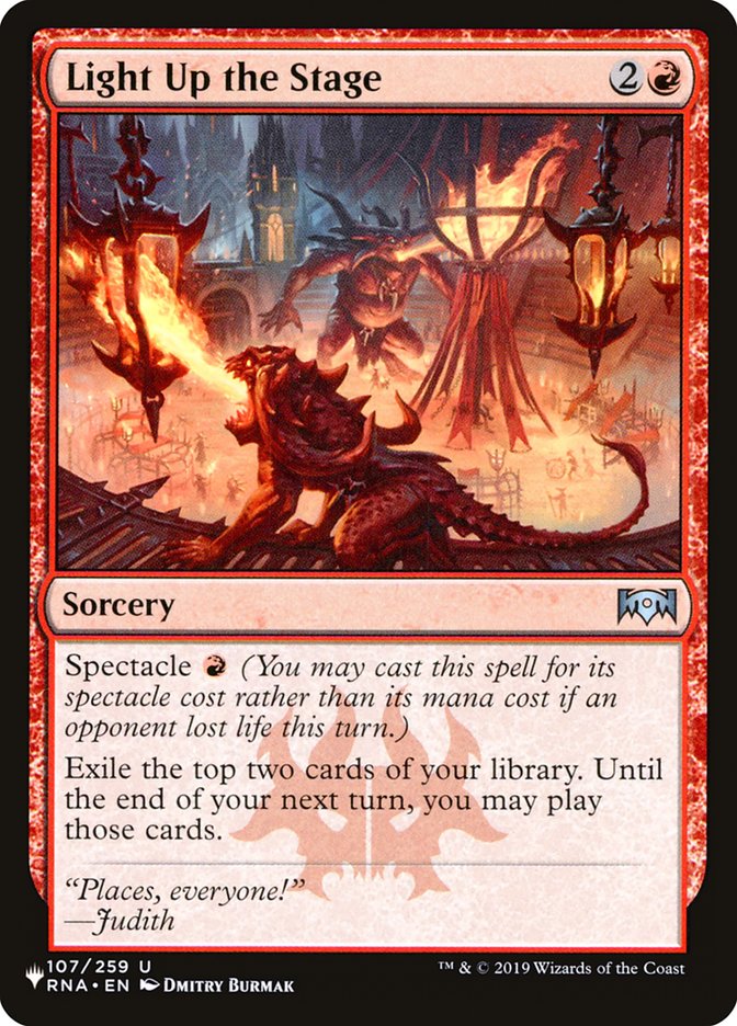 Light Up the Stage [The List] Magic: The Gathering