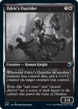 Odric's Outrider [Innistrad: Double Feature] Magic: The Gathering
