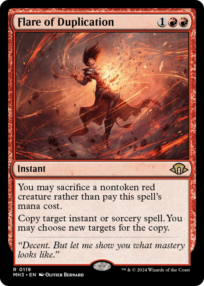 Flare of Duplication [Modern Horizons 3] Magic: The Gathering