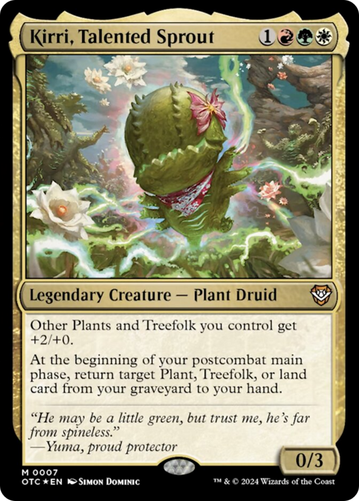 Kirri, Talented Sprout [Outlaws of Thunder Junction Commander] Magic: The Gathering