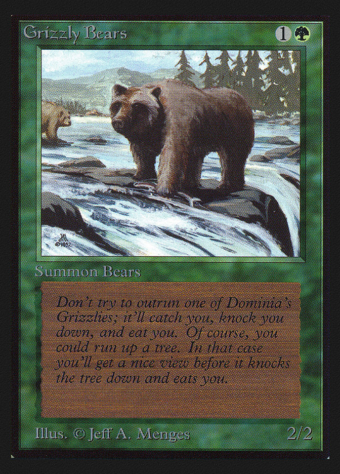 Grizzly Bears [International Collectors' Edition] Magic: The Gathering