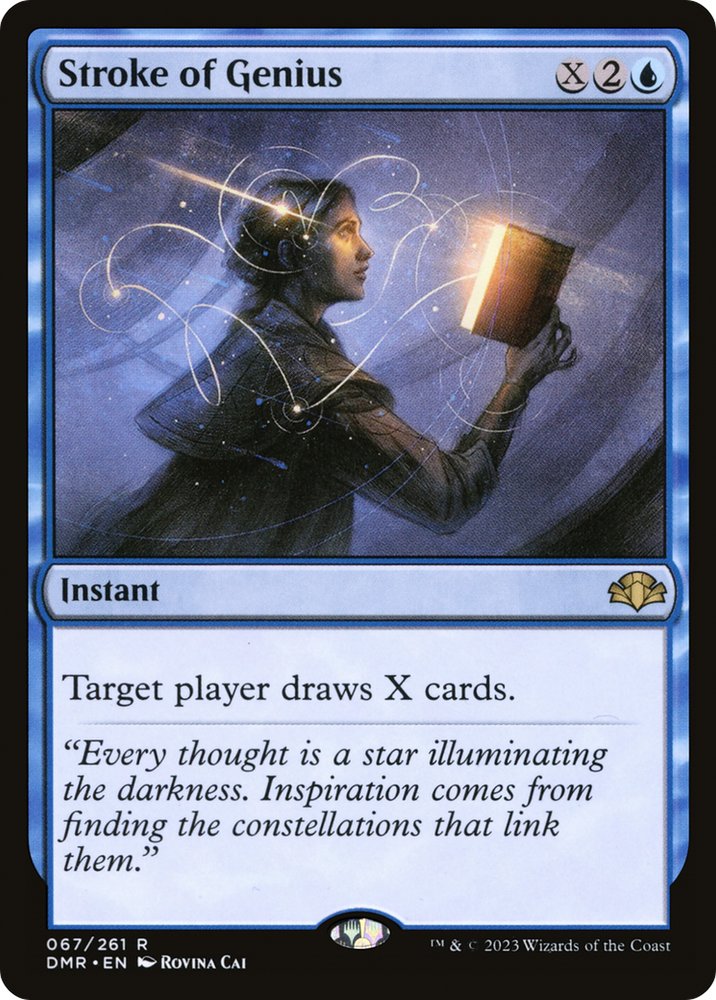 Stroke of Genius [Dominaria Remastered] Magic: The Gathering