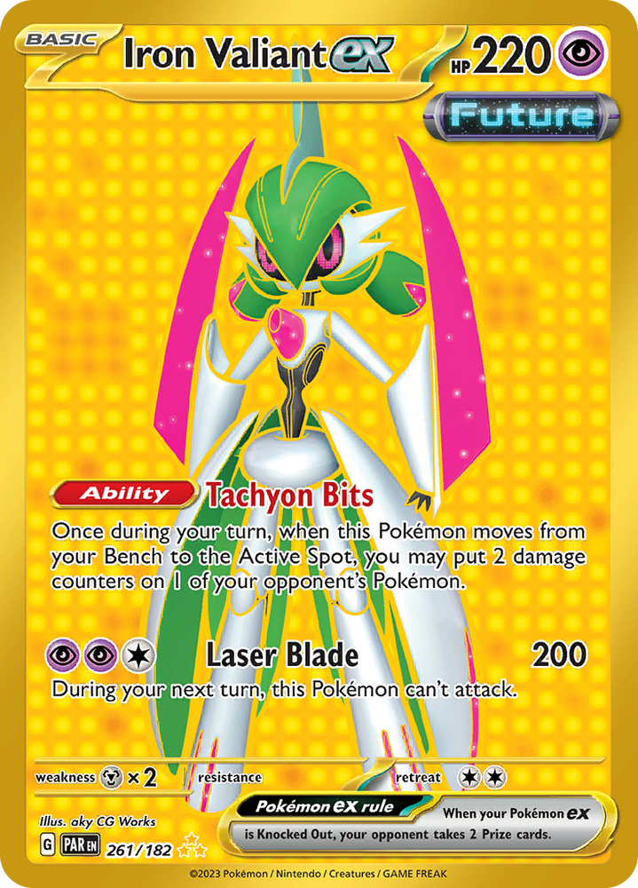 Iron Valiant ex (261/182) [Scarlet & Violet: Paradox Rift] Pokémon