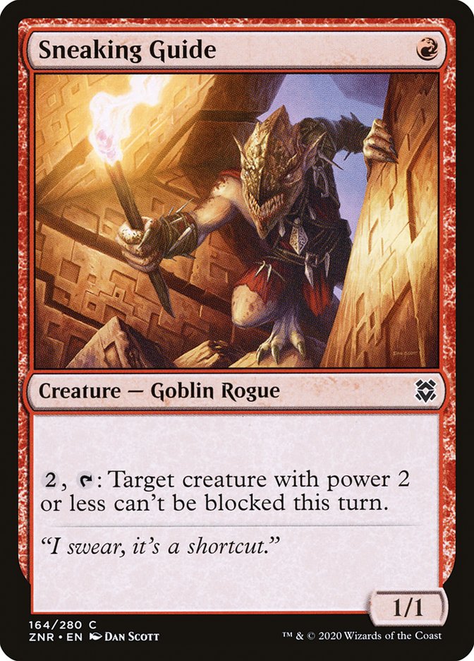 Sneaking Guide [Zendikar Rising] Magic: The Gathering