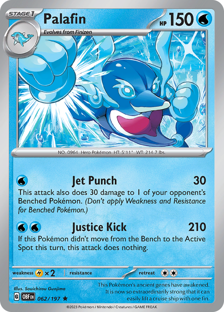 Palafin (062/197) [Scarlet & Violet: Obsidian Flames] Pokémon