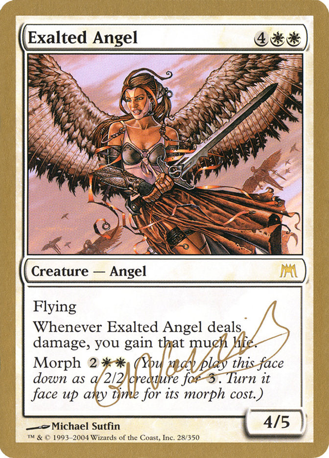 Exalted Angel (Gabriel Nassif) [World Championship Decks 2004] Magic: The Gathering