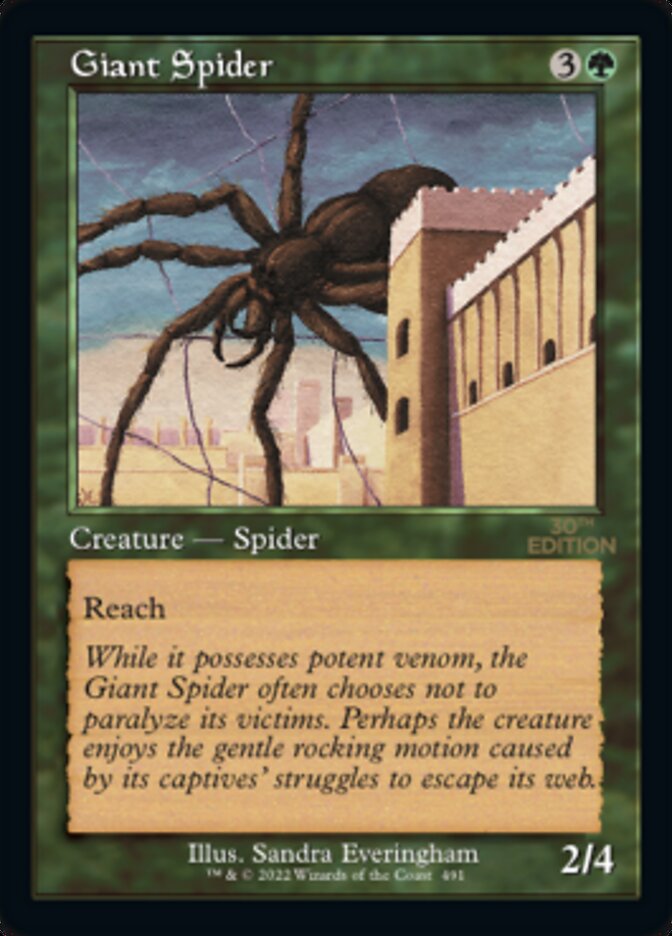 Giant Spider (Retro) [30th Anniversary Edition] Magic: The Gathering