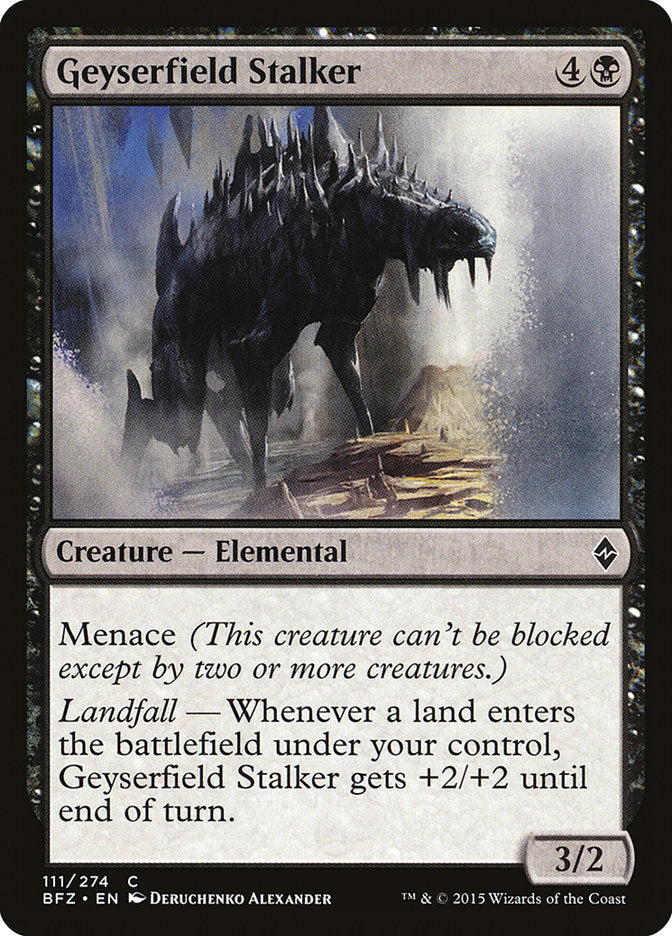 Geyserfield Stalker [Battle for Zendikar] Magic: The Gathering