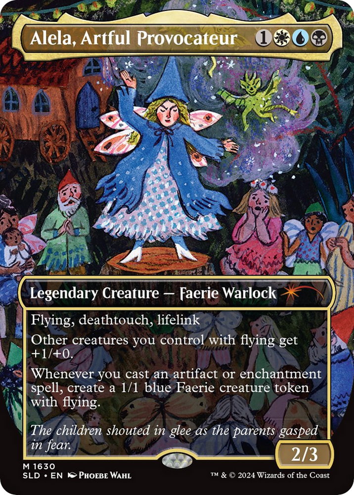 Alela, Artful Provocateur (1630) (Rainbow Foil) [Secret Lair Drop Series] Magic: The Gathering