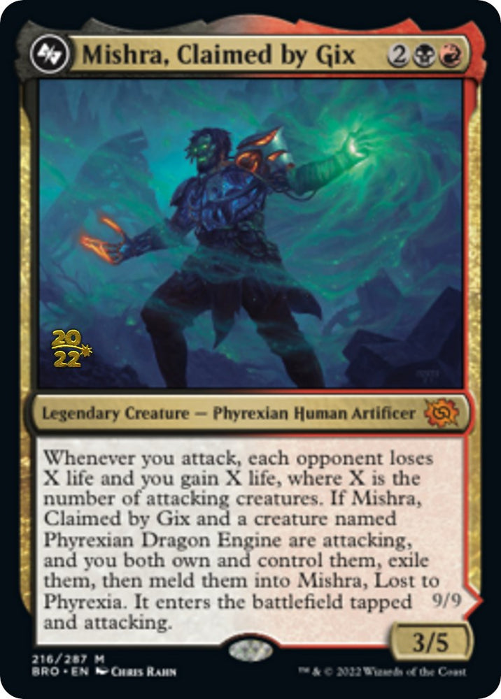 Mishra, Claimed by Gix [The Brothers' War Prerelease Promos] Magic: The Gathering