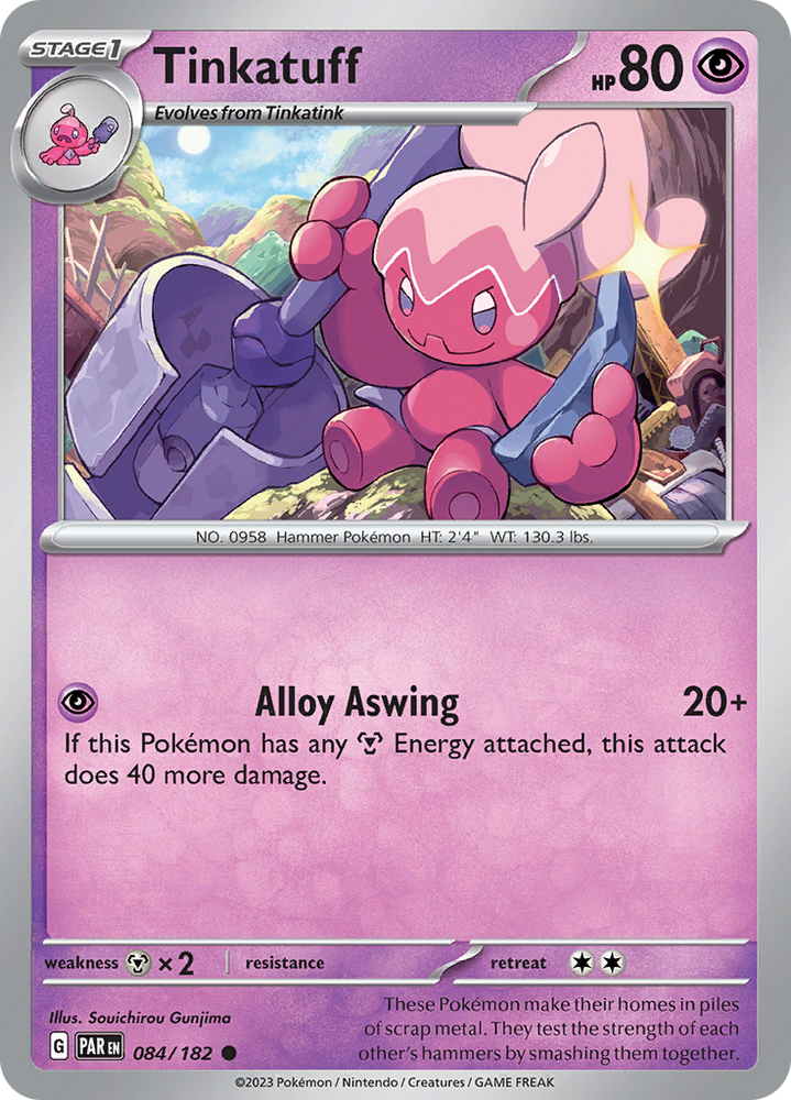 Tinkatuff (084/182) [Scarlet & Violet: Paradox Rift] Pokémon