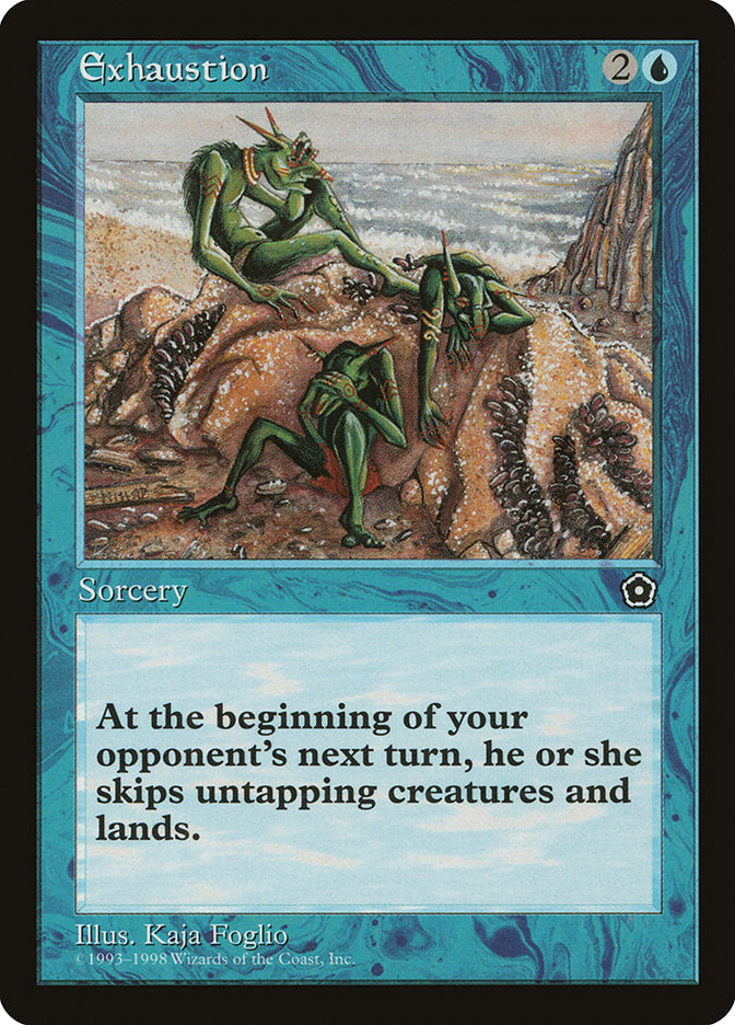 Exhaustion [Portal Second Age] Magic: The Gathering