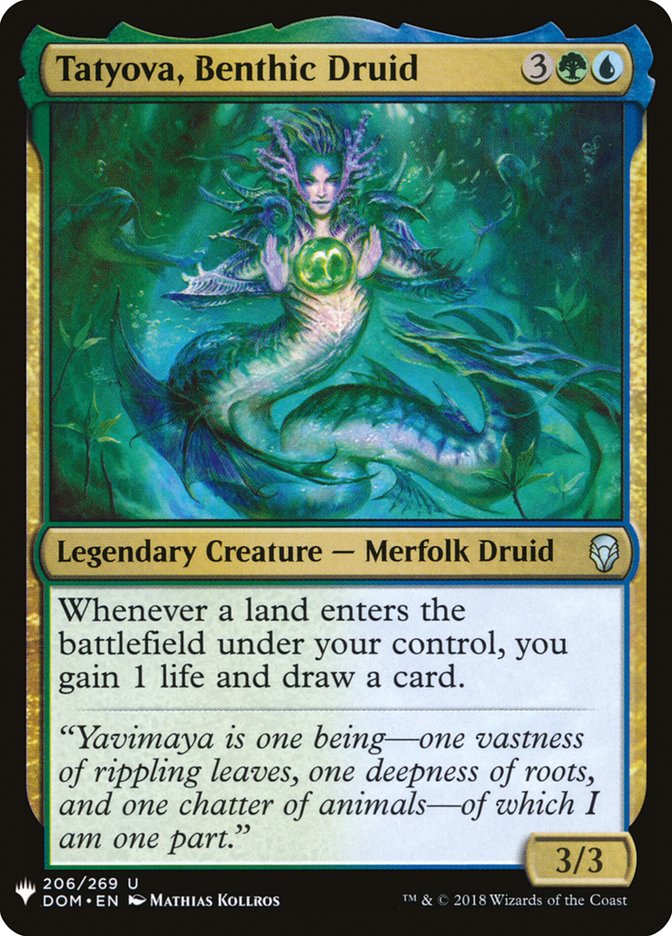 Tatyova, Benthic Druid [Mystery Booster] Magic: The Gathering
