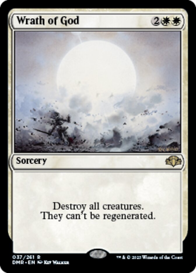 Wrath of God [Dominaria Remastered] Magic: The Gathering