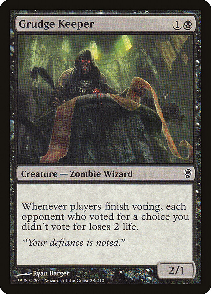 Grudge Keeper [Conspiracy] Magic: The Gathering