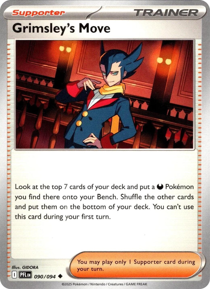 Grimsley's Move (090/094) [Mega Evolution: Phantasmal Flames] - Pokemon Cards For Your TCG Needs!