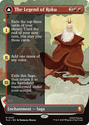 The Legend of Roku (Borderless) [Avatar: The Last Airbender] Magic: The Gathering