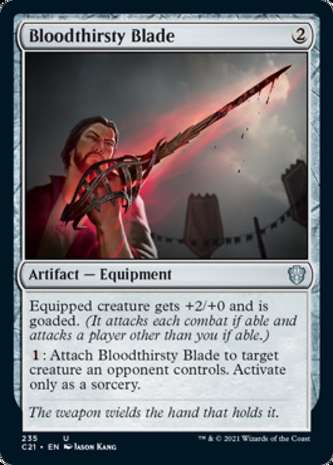 Bloodthirsty Blade [Commander 2021] Magic: The Gathering