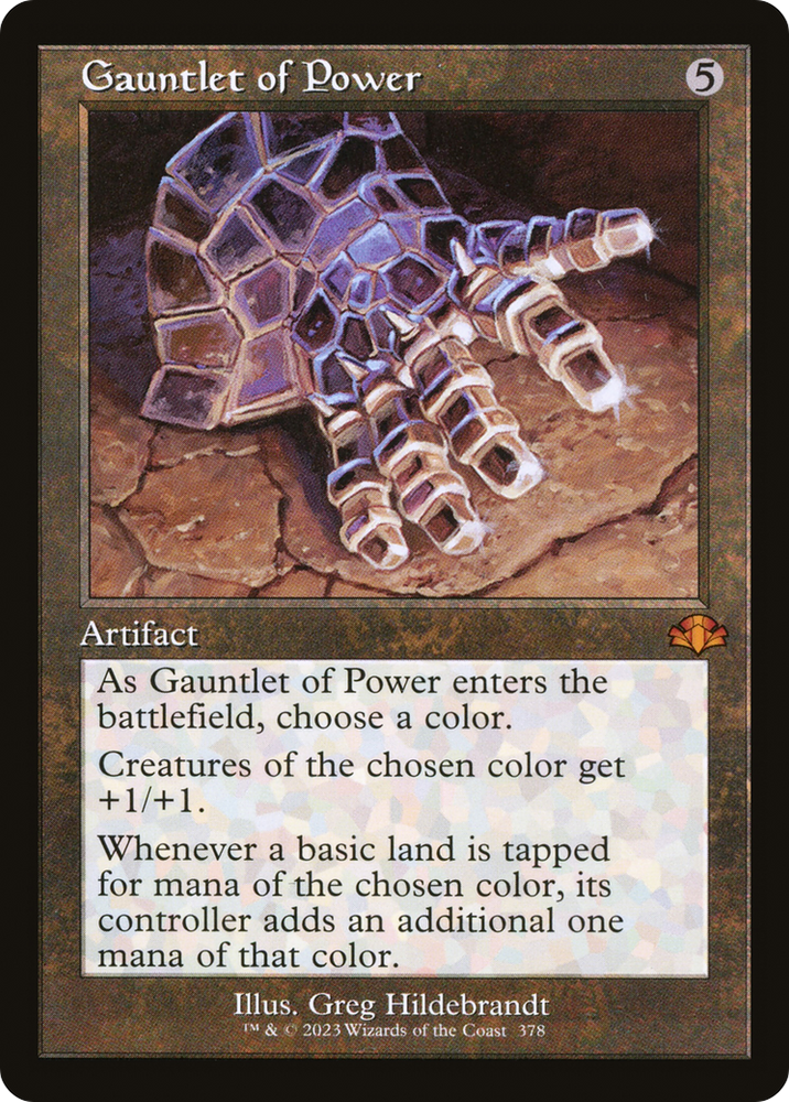 Gauntlet of Power (Retro) [Dominaria Remastered] Magic: The Gathering