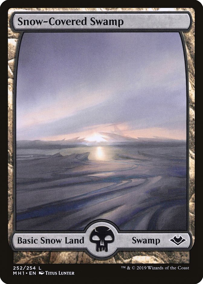 Snow-Covered Swamp [Modern Horizons] Magic: The Gathering