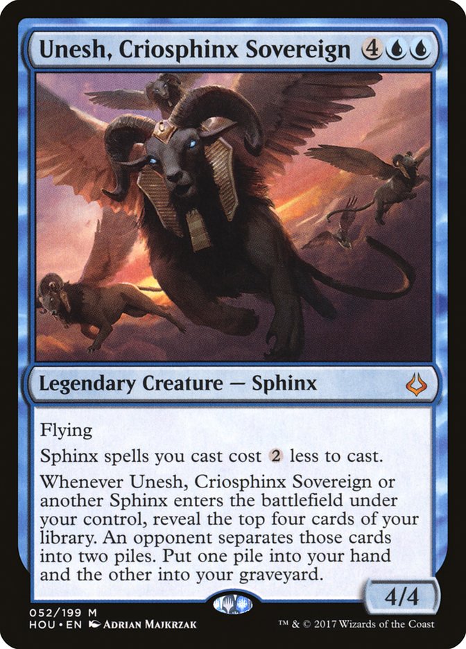 Unesh, Criosphinx Sovereign [Hour of Devastation] Magic: The Gathering