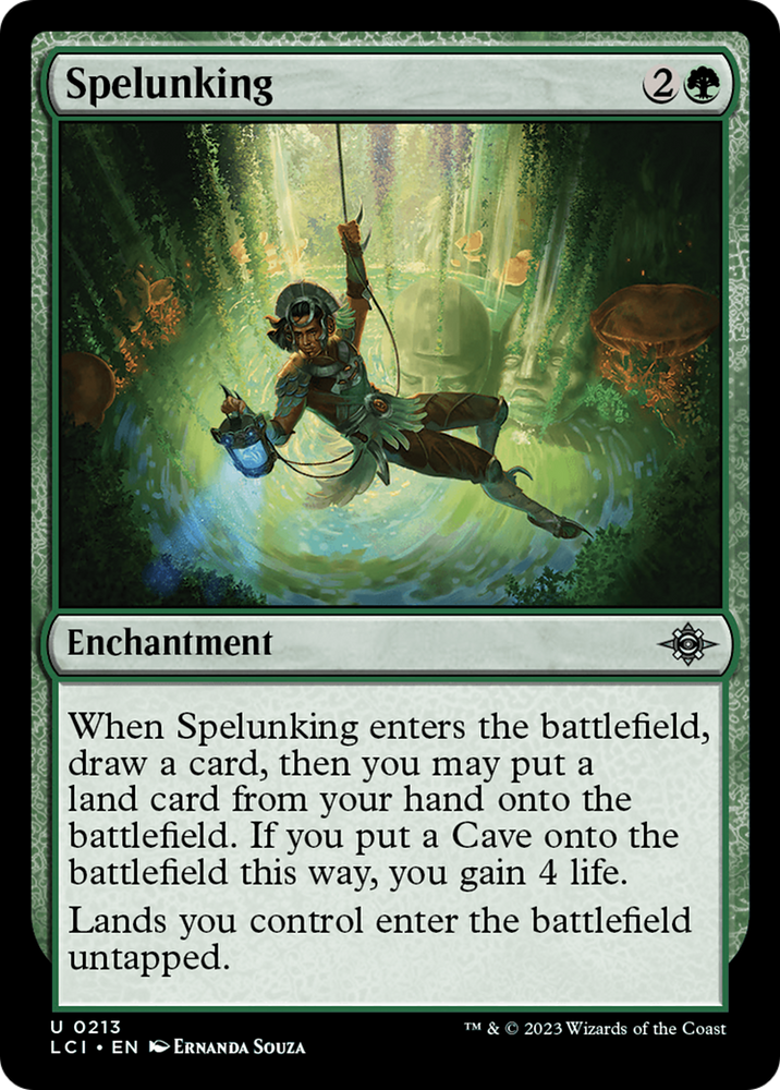 Spelunking [The Lost Caverns of Ixalan] Magic: The Gathering