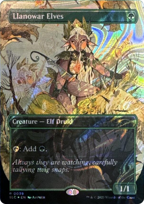 Llanowar Elves (Halo Foil) [Secret Lair Countdown Kit] Magic: The Gathering