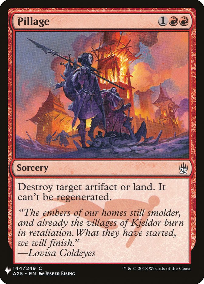 Pillage [Mystery Booster] Magic: The Gathering