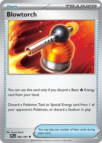 Blowtorch (086/094) [Mega Evolution: Phantasmal Flames] - Pokemon Cards For Your TCG Needs!