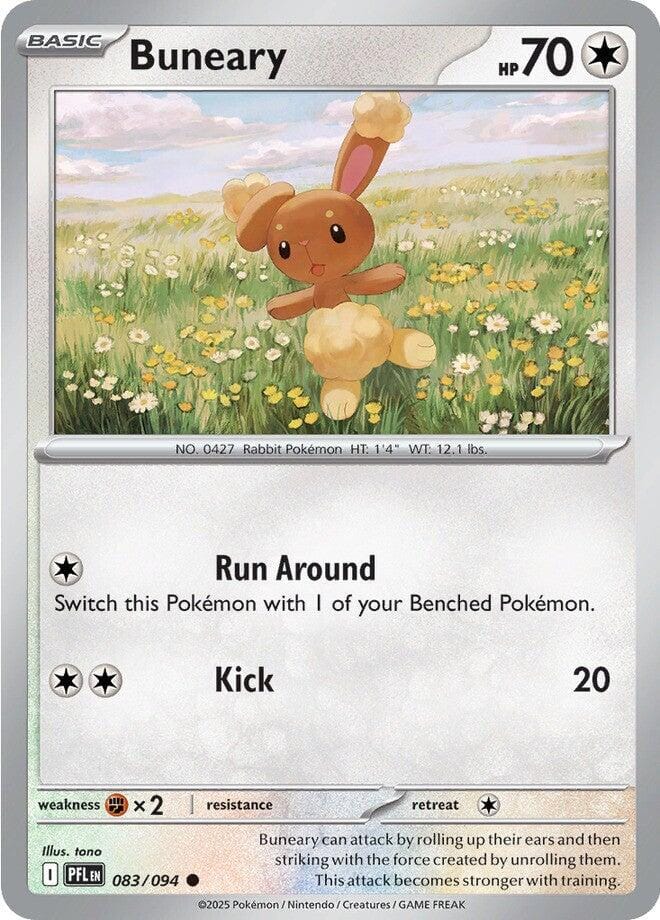 Buneary (083/094) [Mega Evolution: Phantasmal Flames] - Pokemon Cards For Your TCG Needs!