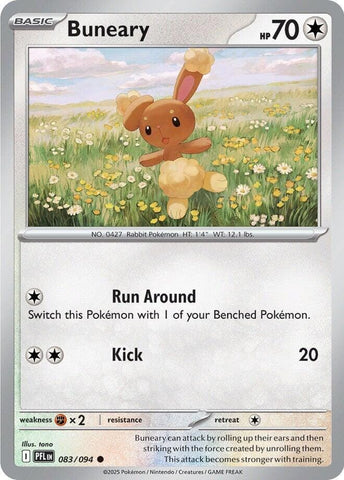 Buneary (083/094) [Mega Evolution: Phantasmal Flames] - Pokemon Cards For Your TCG Needs!