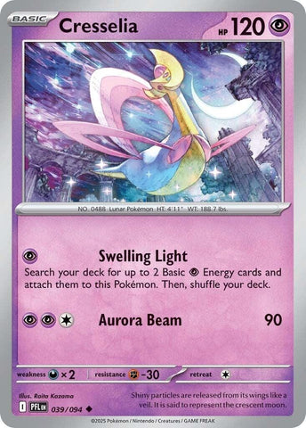 Cresselia (039/094) [Mega Evolution: Phantasmal Flames] - Pokemon Cards For Your TCG Needs!