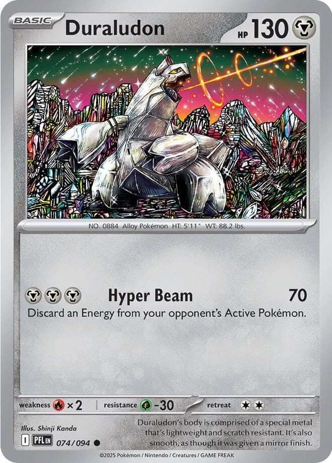 Duraludon (074/094) [Mega Evolution: Phantasmal Flames] - Pokemon Cards For Your TCG Needs!