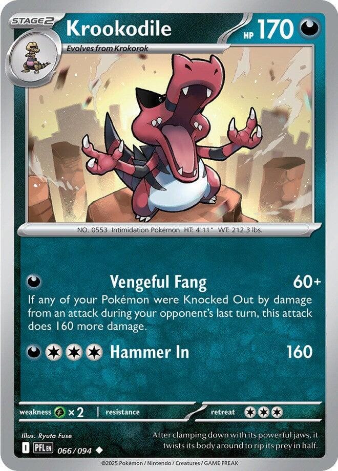 Krookodile (066/094) [Mega Evolution: Phantasmal Flames]