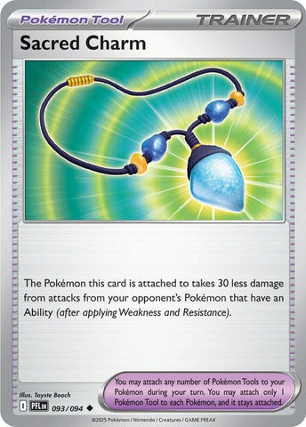 Sacred Charm (093/094) [Mega Evolution: Phantasmal Flames] - Pokemon Cards For Your TCG Needs!