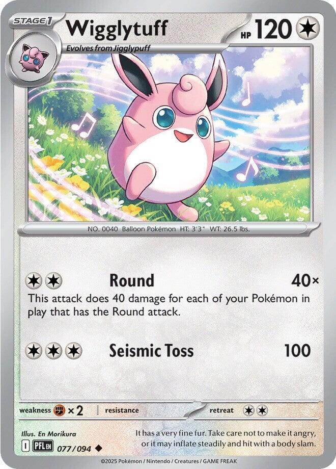 Wigglytuff (077/094) [Mega Evolution: Phantasmal Flames] - Pokemon Cards For Your TCG Needs!