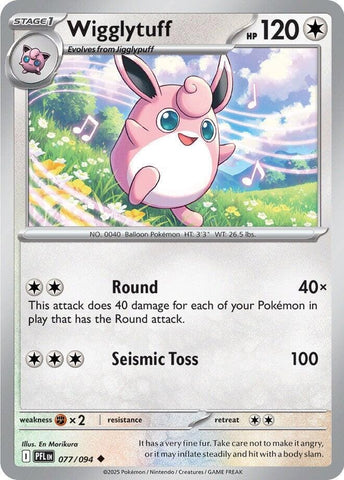 Wigglytuff (077/094) [Mega Evolution: Phantasmal Flames] - Pokemon Cards For Your TCG Needs!