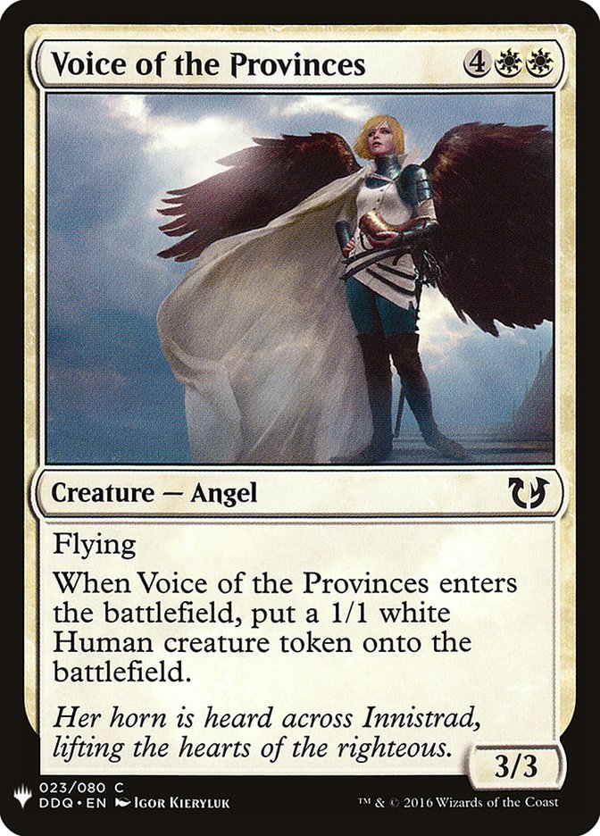Voice of the Provinces [Mystery Booster] Magic: The Gathering