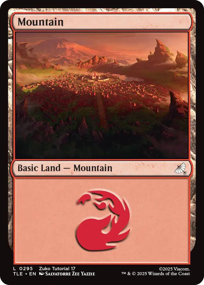 Mountain (0295) [Avatar: The Last Airbender: Eternal-Legal] Magic: The Gathering