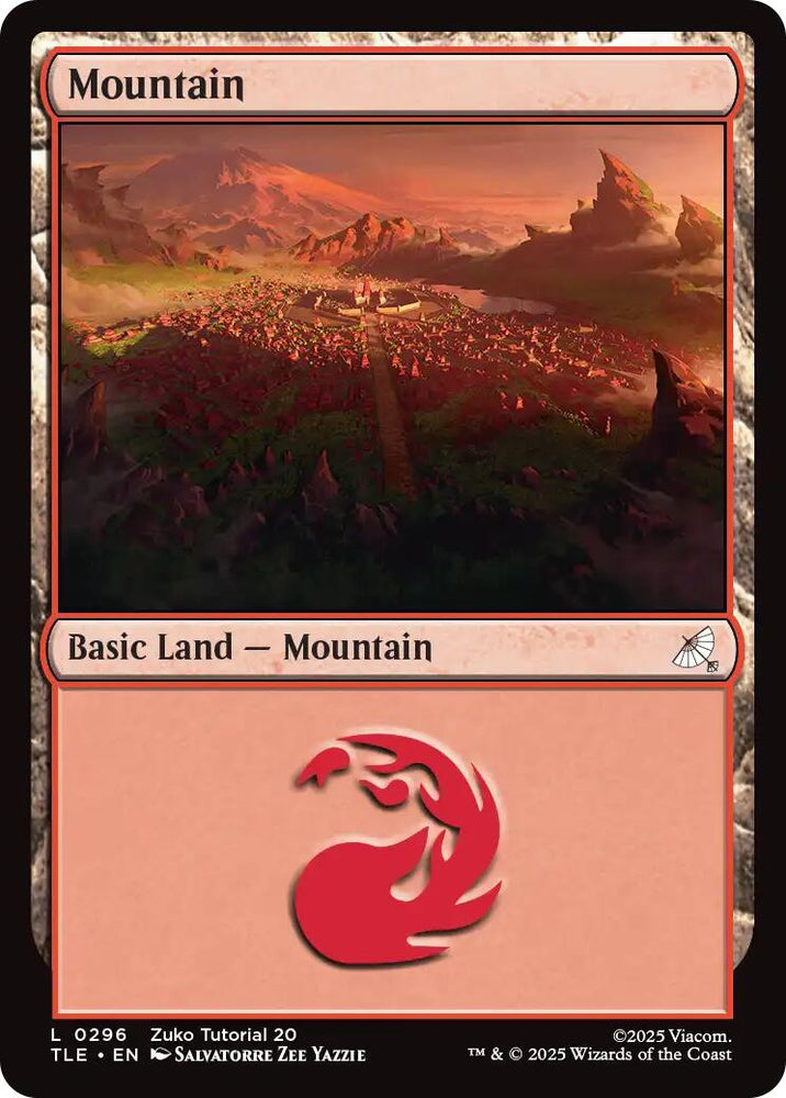 Mountain (0296) [Avatar: The Last Airbender: Eternal-Legal] Magic: The Gathering
