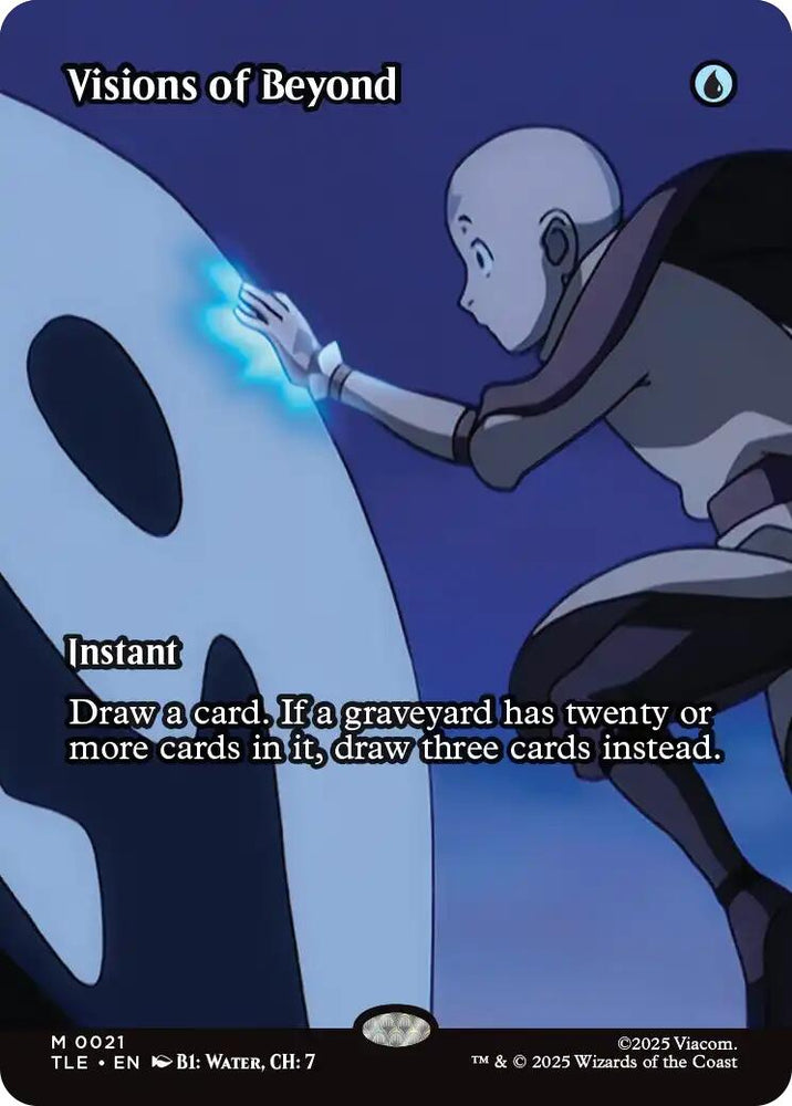 Visions of Beyond (Borderless) [Avatar: The Last Airbender: Eternal-Legal] Magic: The Gathering