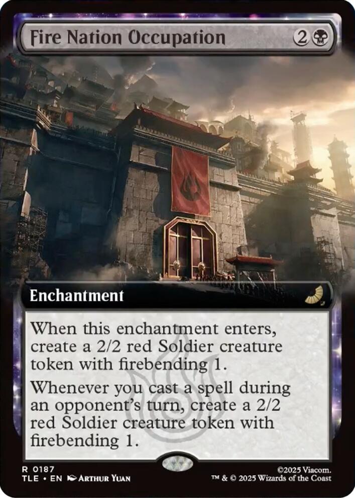 Fire Nation Occupation (Extended Art) [Avatar: The Last Airbender: Eternal-Legal] Magic: The Gathering
