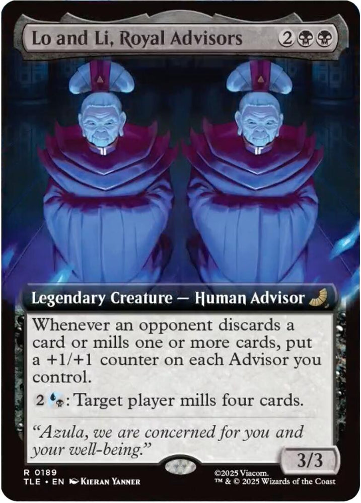 Lo and Li, Royal Advisors (Extended Art) [Avatar: The Last Airbender: Eternal-Legal] Magic: The Gathering